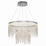 SL6201.103.55 Люстра подвесная ST-Luce Серебристый/Прозрачный LED 1*55W 3000K/4000K/6000K ВЕГА 250_100_Array
